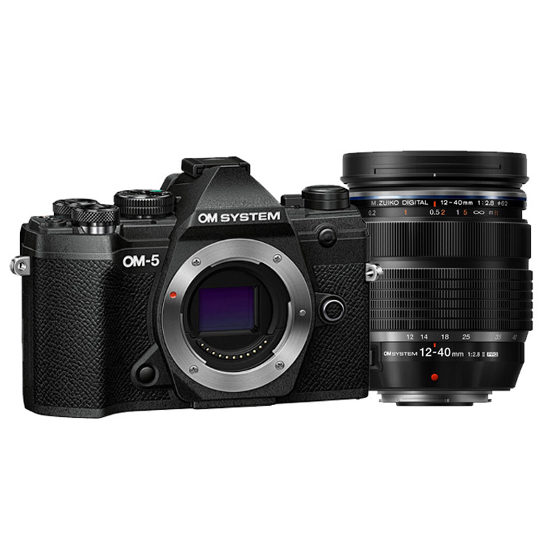 OM SYSTEM OM-5 black + MFT 12-40mm F/2.8 PRO II